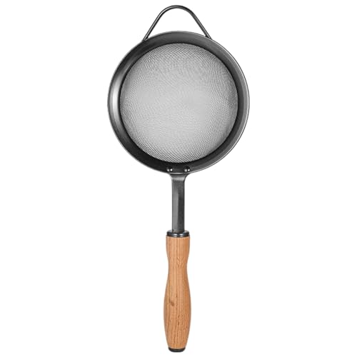 Setaccio a maglia fine - Setaccio a maglia fine con manico | Strumento da cucina multiuso per setacciare, filtrare e filtrare farina, pasta, chinoa, uova, tè, riso e caffè
