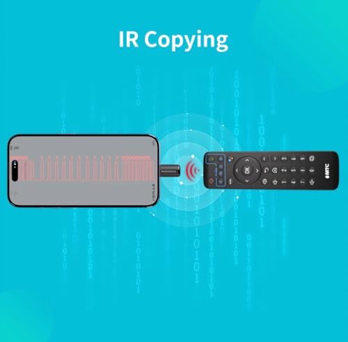 Image of GetZget Ocrustar 7th Gen 2025 Mini Smartphone IR Remote Controller Adapter Compatible with Android & iOS iPhone Mini Infrared Universal Control All in One Air Conditioner /TV /DTH /DVD /STB (Type-C)