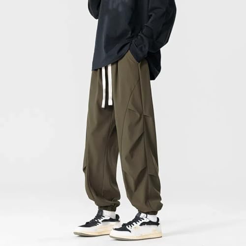 Jogging coupe ample homme style cargo contre la fraîcheur - 4