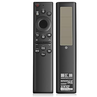 BN59-01385A Solar Frame TV Remote Replacement for Samsung Smart TV with Voice Bluetooth Rechargeable Solar Cell, Compatible with Samsung 2020 to 2025 Neo LED 4K Ultra HD TV Samsung Solar Remote
