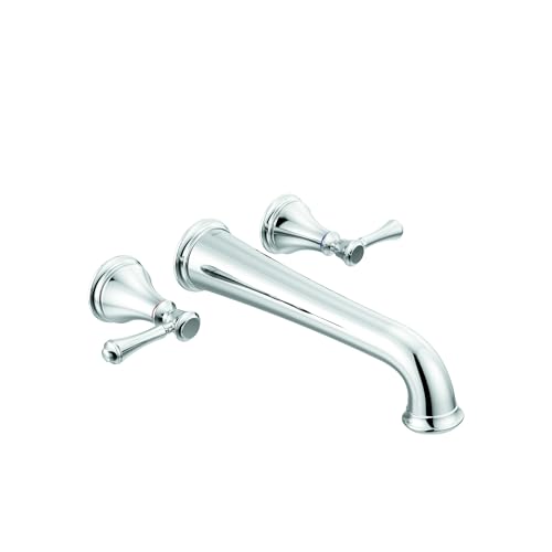 Delta Wall Mount Bathroom Faucet 3 Hole, Chrome...
