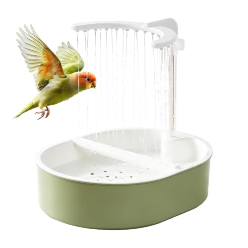 Bañera para calopsita y agapornis ideal para refrescarse en terrazas e interiores 2