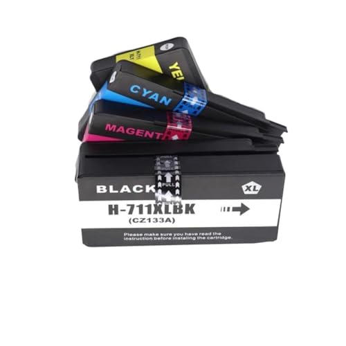 Cartouche d'encre 711 XL jet d'encre pour tra突破 DesignJet T525 T530 T135