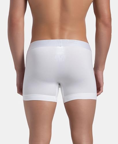 Image of Jockey US60 Men Super Combed Cotton Elastane Stretch Solid Trunk with Ultrasoft Waistband (Pack of 2)