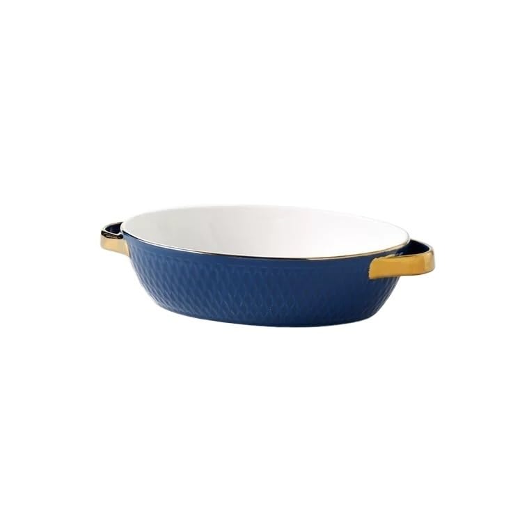 Bol à fromage for la cuisson au four micro-ondes domestique Pain(Blue)