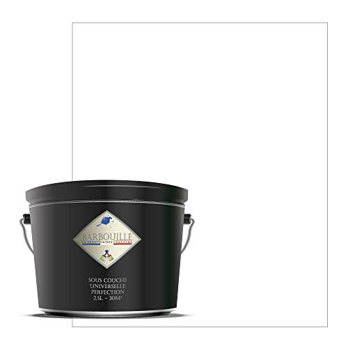 Sous-couche acrylique universelle pour une préparation optimale de tout vos supports absorbants. 2,5 ltr Blanc - Titanium