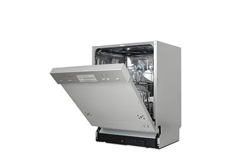 Image of Carysil Semi Built-in Dishwasher DW-02, A++ Energy Class, 12 Place Setting, 6 Wash Programs, Touch Control, Water Consumption 11Ltr /cycle, 49 dBA Low Noise, Detergent Automation, Stainless Steel