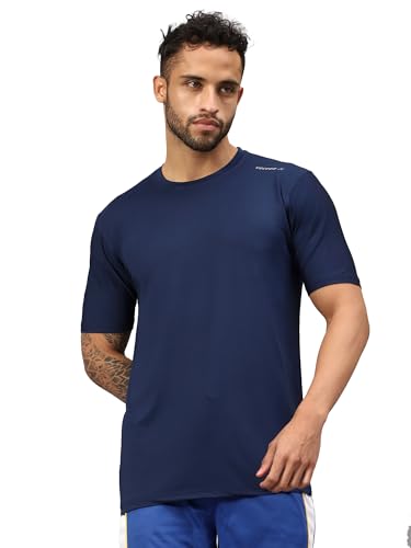 Image of VECTOR X Self Design Men Round Neck T-Shirt 100% Polyerster (Pack of 1)