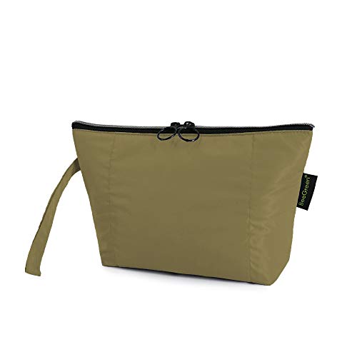 Yellow Cosmetic Travel Bag Portable Makeup Organizer Traveling Accessories with Zip Ripstop Nylon Toiletry Storage Pouches for Women…