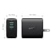 AUKEY USB Wall Charger, Ultra Compact Dual Port 4.8A Output & Foldable Plug, Compatible with iPhone 12 Pro Max/11 Pro Max/XS/XR, iPad Pro/Air 2 / Mini 4, Kindle Fire and More