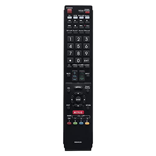 Beyution GB004WJSA Replacement Remote Control Fit for Sharp TV LC-80LE857U LC-60LE757U LC-70LE857U LC-70LE755U LC-60LE755U LC-90LE657U LC-80LE657U LC-80LE642U LC-70LE657U LC-60LE655U