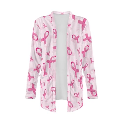 Image of Forchrinse Red Ladybug Cardigan for Women Causal Long Sleeve Open Front Cardigans Sweater Fashion 2024 Fall Coat with Pockets