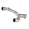 Auspuffanlage Für Suzuki GSR400 GSR600 GSR 400 600 2006 2007 2008 2009 2010 2011 2012 13 14 Motorrad Modifiziertes Doppelrohr Mittelrohr Verbindungsschalldämpfer