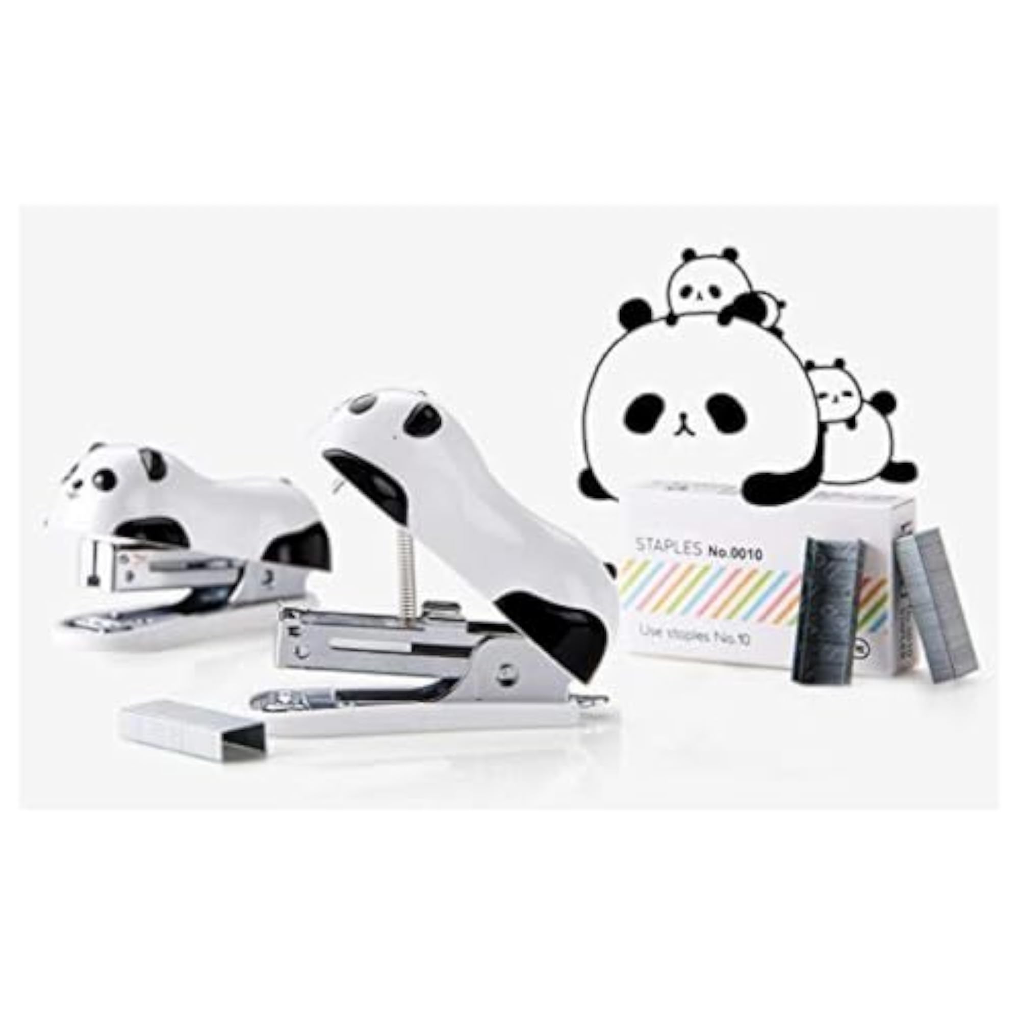 Panda Cartoon Desktop Stapler with 1000 Staples