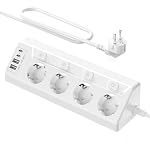 Inhwatek – Inhwatek Eck Steckdosenleiste Überspannungsschutz mit USB C,
