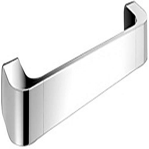 Gedy 3221-25-13 Rectangle Wall Mounted Towel Bar, 2.19" L x 9.88" W, Chrome Brass, 10"