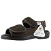 Produktbild VAROMED Lugano Hausschuhe Damen & Herren Mocca I Orthopädische Schuhe I Senioren Klett Hausschuhe für drinnen & draußen I Gesundheitssandalen für schmerzempfindliche Füße I Gr. 45