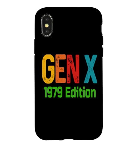 1979 �a���� Gen Xer Gen X ���[���A�f�U�C�� Gen X 1979�N�� �X�}�z�P�[�X iPhone X/XS �p