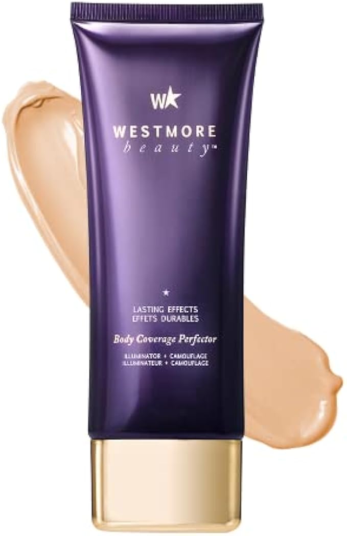 Westmore Beauty Body Coverage Perfector 2.5 Oz/ 74ml (Natural Radiance) - Waterproof Leg And Body Makeup For Tattoo Cover Up And More - The Best Tattoo Cover Up Leg Makeup