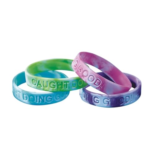 Bracelets silicone Caught Doing Good lot de 24 pour récompense enfant