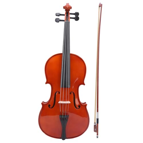 ZenithAur Viola principiante con estuche para de resina, traje de viola de madera de abeto macizo de 16 pulgadas 87 × 32 × 17 cm Viola principiante con instrumento de cuerda de
