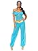 Leg Avenue Women 3Pc Arabian Beauty Off Shoulder Top With Harem Pant n Headband