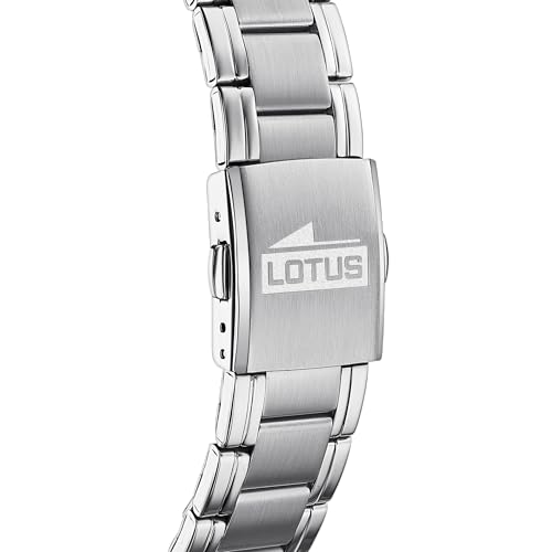 Variante de LOTUS relojes hombres Plateado correa acero 316L Multifunción