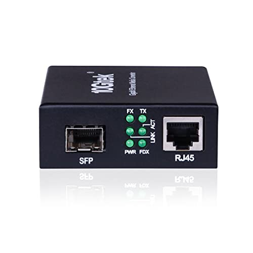 1.25G Media Converter With A Sfp Module Bundle Kit, Sfp Slot, Smf, 1310-Nm, 20Km #TOP2