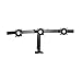 Chief KTC325B-Widescreen Triple Horizontal Desk Clamp Mount