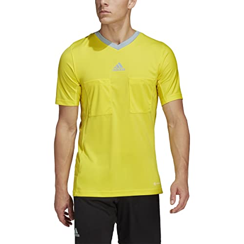 adidas Referee 22 Soccer Jersey : maillot jaune respirant taille M