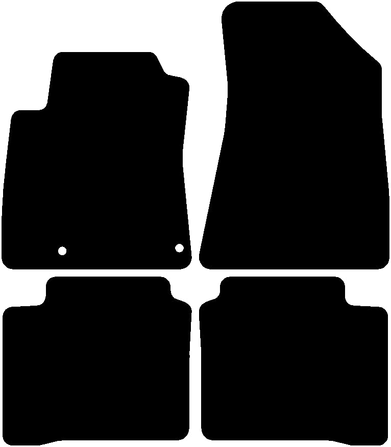 Tapis de Sol Kia NIRO 2022-2026 Contre l'Usure Moquette Version Hybride Luxury