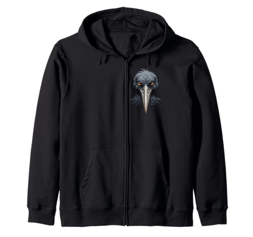 Observador De Aves Con Mirada Intensa Sudadera con Capucha