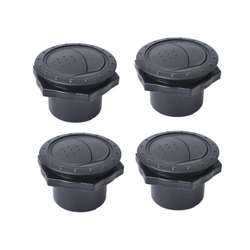 Ventilación de aire acondicionado para coche, deflector de salpicadero de caravana, 4 uds