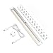 [New] White Finish EShine 12 inch LED IR sensor Dimmable Under Cabinet Lighting Panel with Accessories (No Power Supply Included), Warm White (3000K)