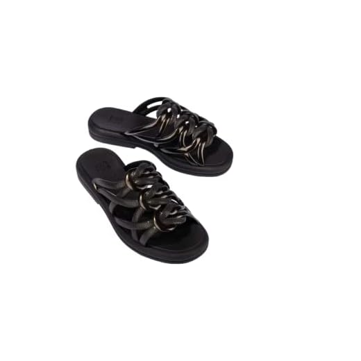 Tamanco, Zaxy Brilho, Feminino, Adulto, preto, 35