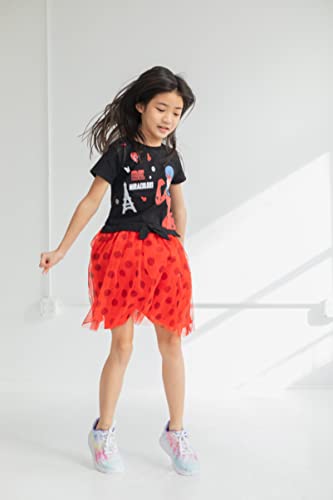Miraculous Ladybug Rena Rouge Girls Tulle Dress Toddler to Big Kid2
