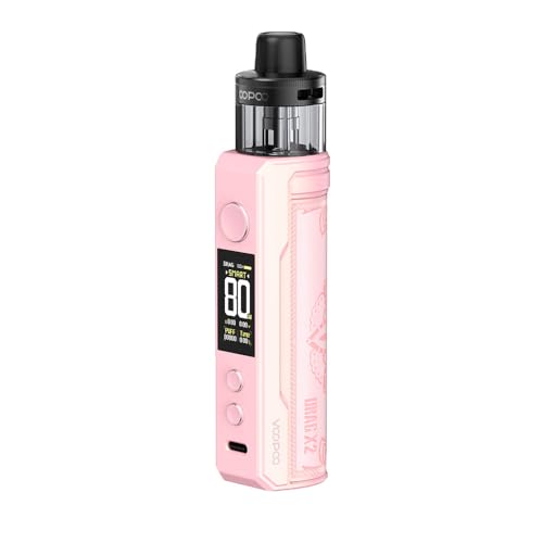 Kit Drag X2 Voopoo Glow Pink cigarette électronique pod mod subohm performance