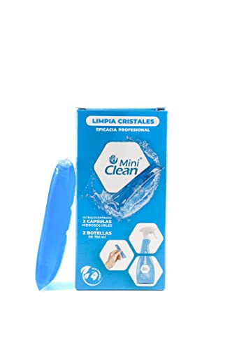 MiniClean | Limpiacristales Profesional Ultraconcentrado | Cápsulas Hidrosolubles | Estuche x2 cápsulas LIMPIACRISTALES Cover