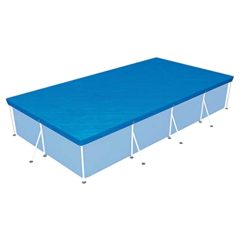 Restaswork 10ft x 7ft Pool Cover for Rectangle Inflatable Pool Heat Cover Tarp Waterproof Case Cover for Pond Swimming Pools Above Ground