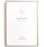 👍 Minimalistisches Design: Breite der Rahmenleiste - 1,3 cm, Tiefe der Rahmenleiste - 2,8 cm. Solche Helle Holzbilderrahmen sind zu unterschiedlichen Stilen passend - antik, modern, vintage, family, Boho-Chic oder praktisch allen anderen. Als Collage/Fotocollage oder eigenständiger Rahmen für Bilder in DIN A2 Format.
