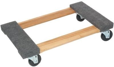 Monster Trucks Mt10003 Wood 4-Wheel Piano Carpeted Dolly