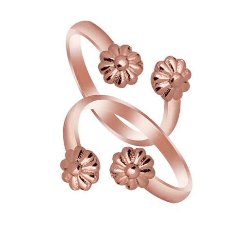Image of 925 Sterling Silver Peacock Design Toe Ring for Women and Girls | Polish Adjustable Toe Bichiya | Adjustable