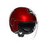 AGV – AGV - ETERES E2206, Motorrad Jet-Helmet, Unisex, Corsa Red, 
