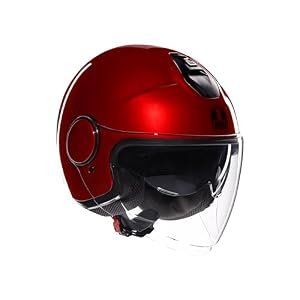 AGV – AGV - ETERES E2206, Motorrad Jet-Helmet, Unisex, Corsa Red, 