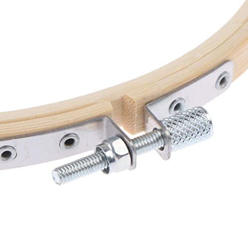 Round Embroidery Hoop 16 Inch Bamboo Circle Cross Stitch Frame Hoop Ring For Embroidery And Cross Stitch #TOP5