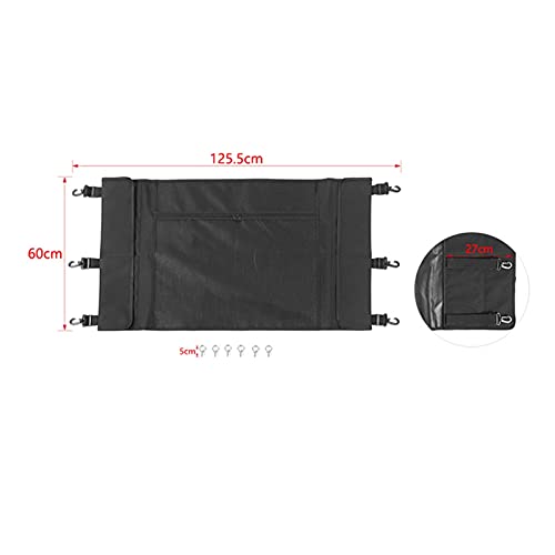 Stowing Tidying para Suzuki Jimny JB74 Capa de cortina de porta-malas traseiro de carro bolsa de arm