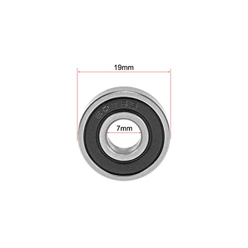 Sourcing map 607-2RS Profonda Scanalatura