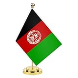 Afghanistan Schreibtisch Flagge, 30cm großes kleines AfghanenAfghanen Banner im Freien, winziges Drucken Dekor für Büro Home Tisch desk Afghanistan