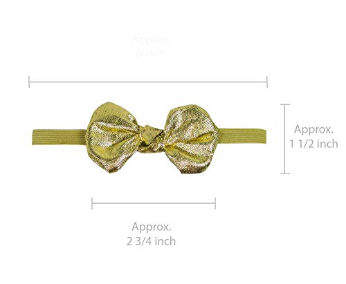 Hair Bow Headband (Metallic Purple)2