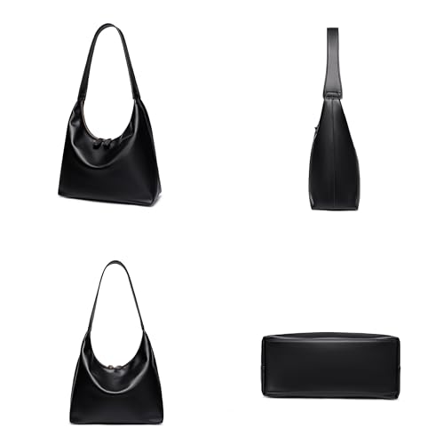 Bolso pequeño de hombro para mujer negro miniatura 5